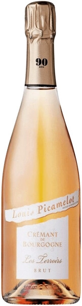 Игристое вино Louis Picamelot, Les Terroirs Rose Brut, Cremant de Bourgogne AOC