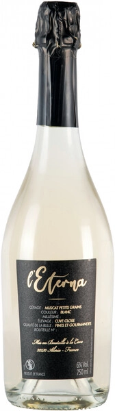 Игристое вино Cave d'Aleria, l'Eterna Muscat Petit Grain, 2023