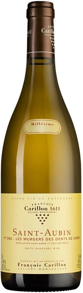 Вино Francois Carillon, Saint-Aubin 1er Cru Les Murgers des Dents de Chien AOC, 2021