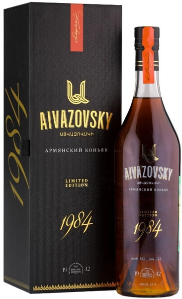 Коньяк Айвазовский Лимитед Эдишн, 1984, в подарочной коробке, 0.7 л