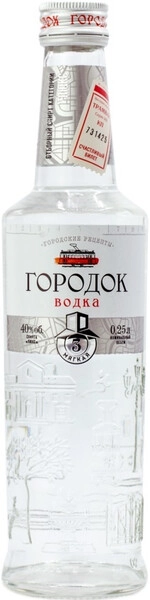 Водка Городок Мягкая, 250 мл