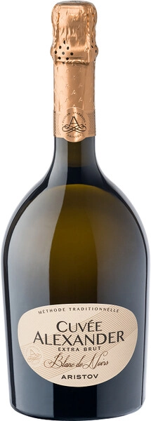 Игристое вино Aristov. Cuvee Alexander Blanc de Noirs Extra Brut