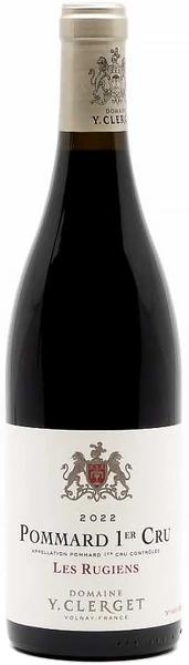 Вино Domaine Yvon Clerget, Pommard 1er Cru "Les Rugiens" AOC, 2022