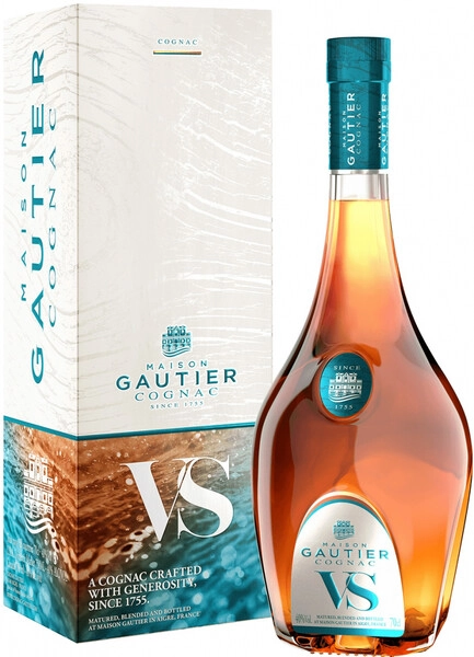 Коньяк Gautier V.S., gift box, 0.7 л