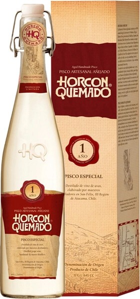 Писко Horcon Quemado Pisco Especial 1 Ano, gift box, 0.645 л