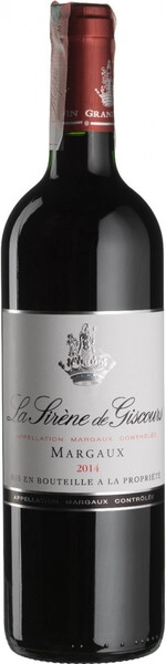 Вино La Sirene de Giscours, Margaux AOC, 2014