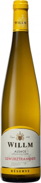 Вино Willm, Gewurztraminer Reserve, Alsace AOC, 2021