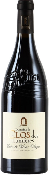 Вино Domaine Le Clos des Lumieres, Cotes du Rhone Villages AOC, 2021, 375 мл