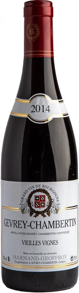 Вино Domaine Harmand-Geoffroy, Gevrey-Chambertin Vieilles Vignes AOC, 2014