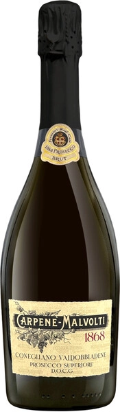 Игристое вино Carpene Malvolti, 1868 Brut, Conegliano Valdobbiadene Prosecco Superiore DOCG