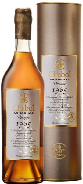 Арманьяк Chabot, 1965, gift tube, 0.7 л