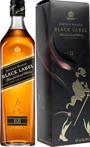 Виски Black Label, gift box, 0.7 л