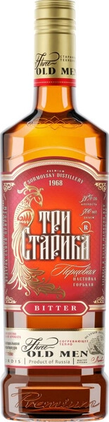 Ликер Три старика Перцовая, настойка горькая, 0.5 л