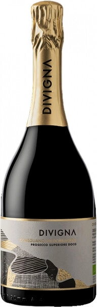 Игристое вино Divigna, Conegliano Valdobbiadene Prosecco Superiore DOCG, 2022