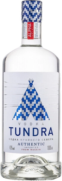 Водка Тундра Аутентик, 1 л