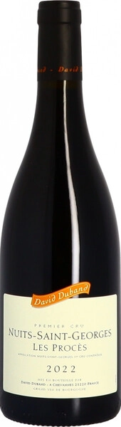 Вино David Duband, Nuits-Saint-Georges Premier Cru Les Proces AOC, 2022