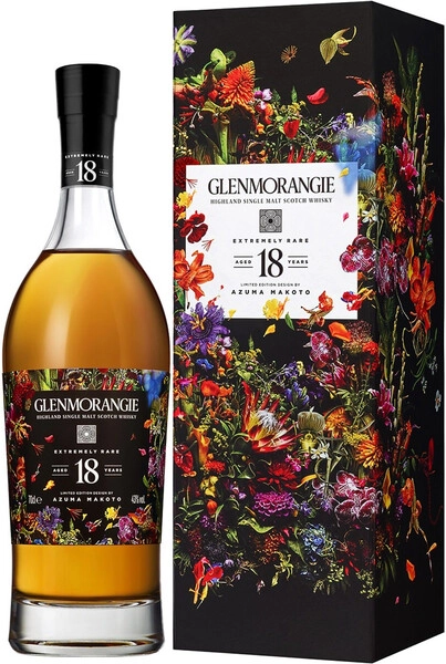 Виски Glenmorangie Extremely Rare 18 Years Old, Limited Edition Design by Azuma Makoto, gift box, 0.7 л