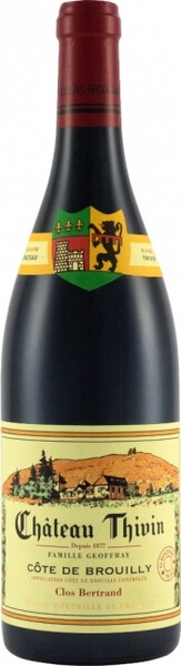 Вино Chateau Thivin, Clos Bertrand Cote de Brouilly AOC, 2020