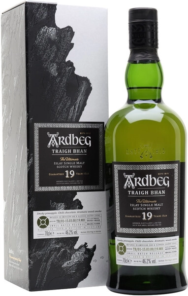 Виски Ardbeg, Traigh Bhan 19 Years Old, gift box, 0.75 л
