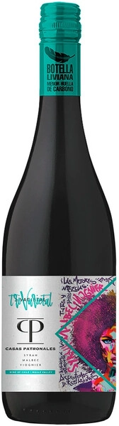 Вино Casas Patronales, "3. Varietal" Syrah-Malbec-Viognier, Maule Valley DO, 2024