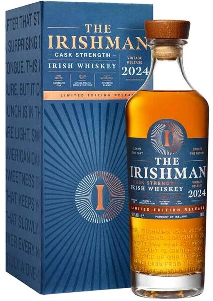 Виски The Irishman Cask Strength Vintage Release, 2024, gift box, 0.7 л