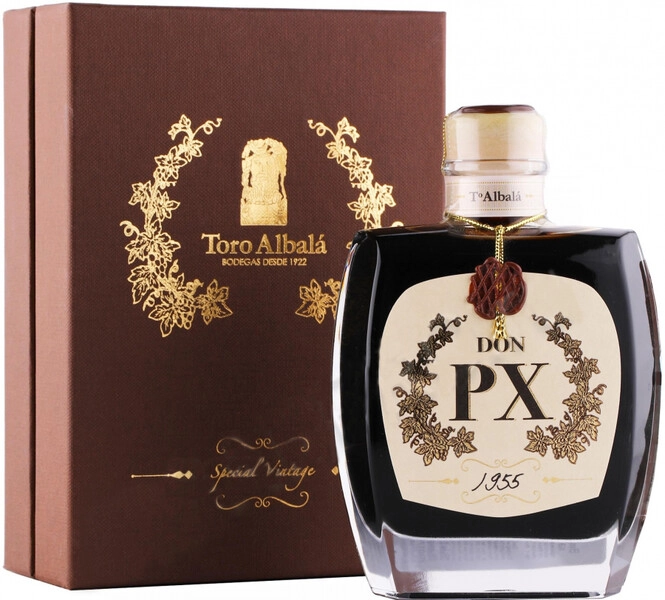 Херес Toro Albala, Don PX Convento Seleccion, Montilla-Moriles DOP, 1955, gift box, 200 мл