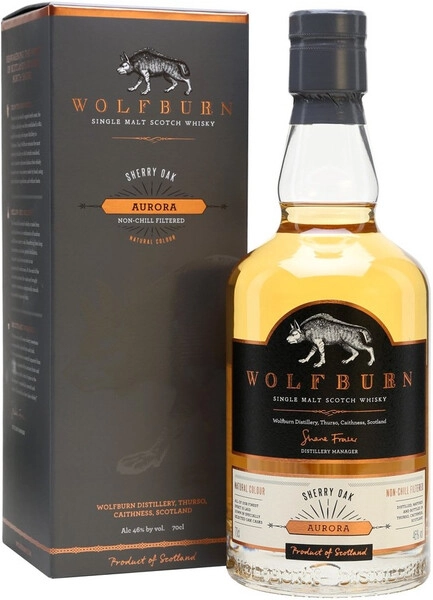 Виски Wolfburn, Aurora, gift box, 0.7 л