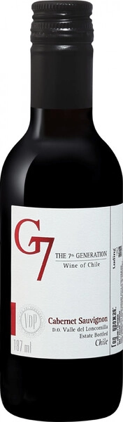 Вино Vina Carta Vieja, G7 Cabernet Sauvignon, Valley del Loncomilla DO, 2023, 187 мл
