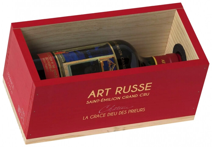 Вино Chateau La Grace Dieu des Prieurs, Saint-Emilion Grand Cru AOC, 2018, wooden box