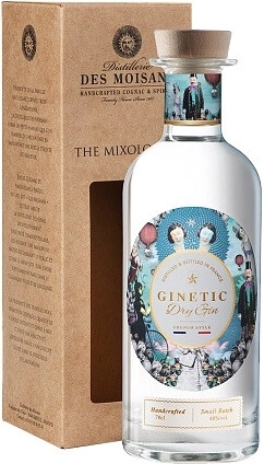 Джин Ginetic Dry Gin, gift box, 0.7 л