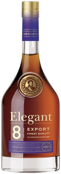 Коньяк Kizlyar cognac distillery, Elegant, 0.5 л