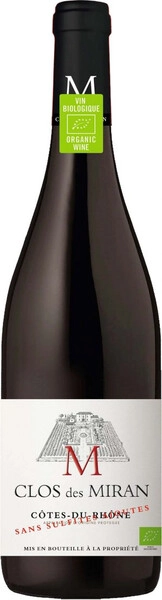 Вино Clos des Miran Rouge Sans Sulfites Ajoutes, Cote-du-Rhone AOP