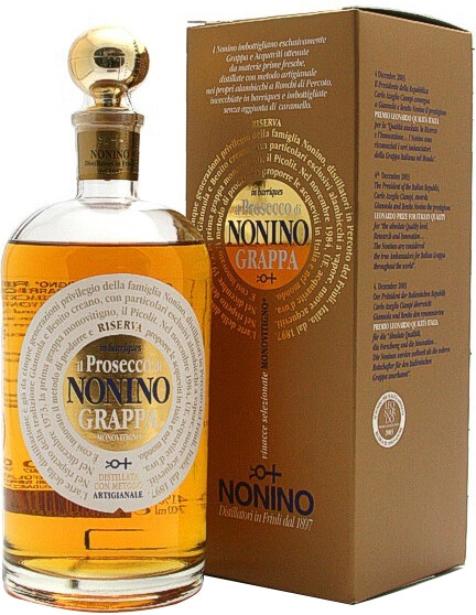 Граппа Nonino, Monovitigno Il Prosecco Riserva in barriques, gift box, 0.7 л