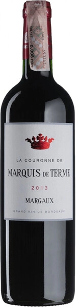 Вино La Couronne de Marquis de Terme, Margaux AOC, 2013