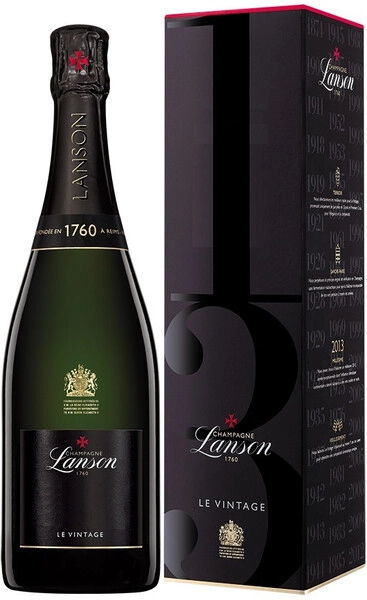 Шампанское Lanson, "Le Vintage" Brut, 2014, gift box