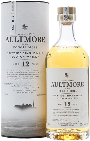 Виски "Aultmore" 12 Years Old, in tube, 0.7 л