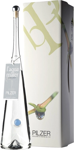Граппа Pilzer, L'Aqua Mater, gift box, 0.5 л