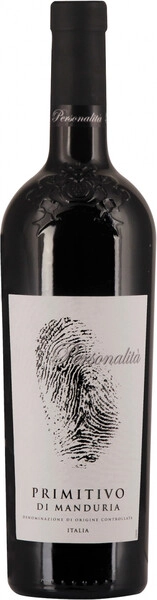 Вино Personalita Primitivo di Manduria DOC, 2022
