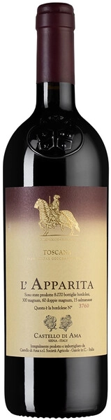 Вино Castello di Ama, "l'Apparita", Toscana IGT, 2021
