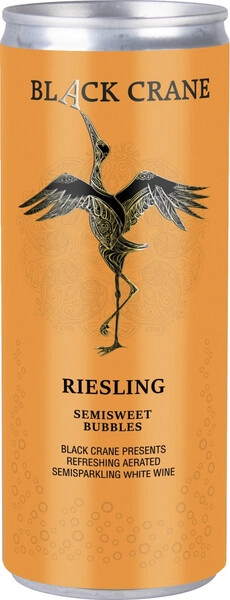 Игристое вино Kazayak Vin, Black Crane Riesling, in can, 250 мл