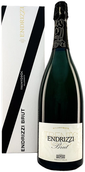 Игристое вино Endrizzi Brut Millesimato, Trento DOC, gift box, 1.5 л