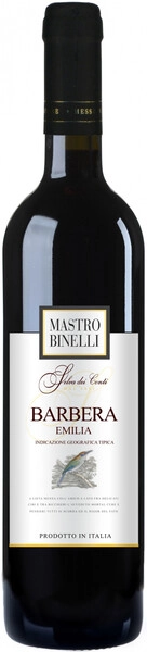 Вино Mastro Binelli Barbera, Emilia IGT