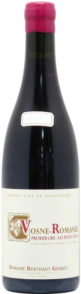 Вино Domaine Berthaut-Gerbet, Vosne-Romanee Premier Cru "Les Petits Monts" AOC, 2019