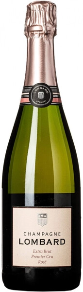 Шампанское Champagne Lombard, Extra Brut Premier Cru Rose, 2019