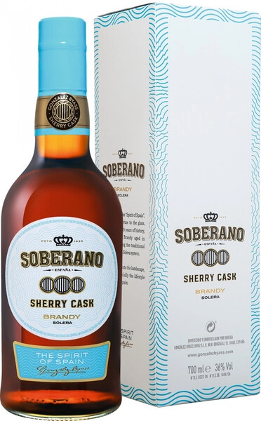 Бренди Soberano, gift box, 0.7 л