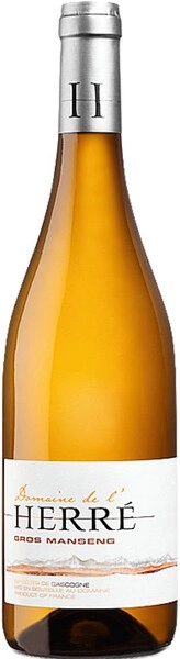 Вино Domaine de l'Herre, Gros Manseng, Cotes de Gascogne IGP, 2022