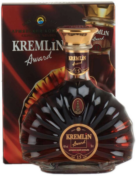 Коньяк Kremlin Award 15 Years Old, gift box, 0.5 л