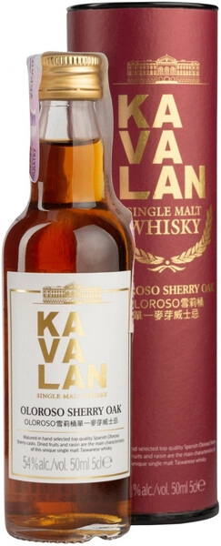 Виски Kavalan, Sherry Oak, in tube, 50 мл