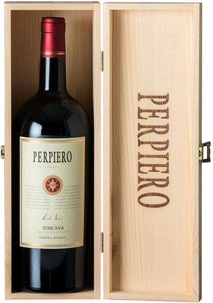 Вино Tenuta Moraia, Perpiero, Toscana IGT, 2016, wooden box, 1.5 л