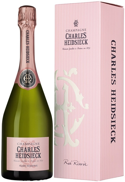 Шампанское Charles Heidsieck, Rose Reserve, Champagne AOC, gift box
